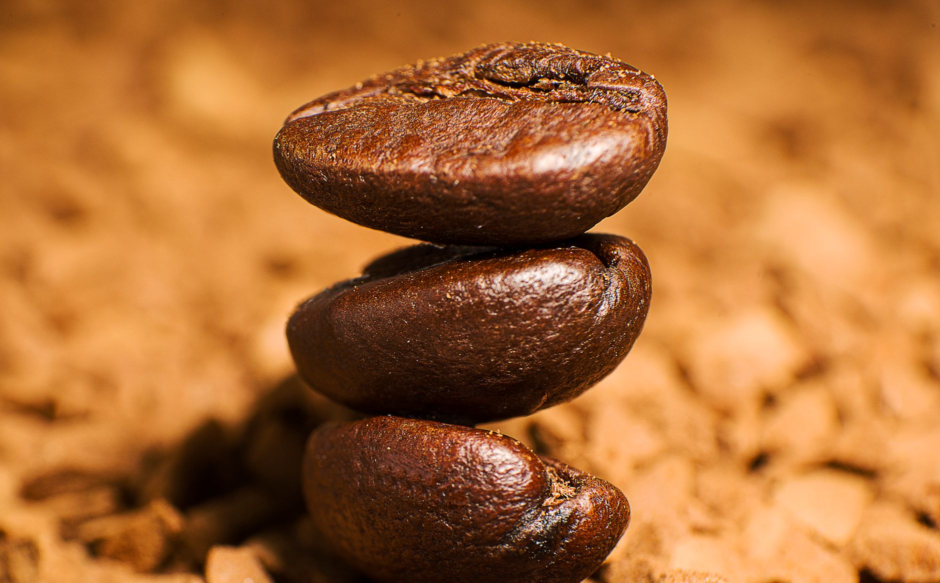 Geröstete Kaffeebohnen